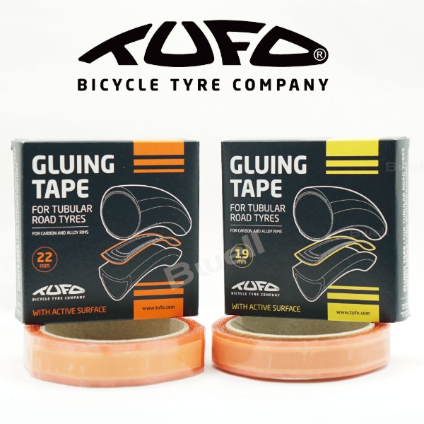 투포 글루잉 림 테이프 - TUFO 튜블러 로드 자전거 타이어용 19mm / 22mm